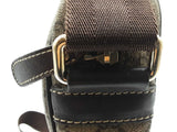 Gucci Flat Messenger Bag In Beige & Ebony Gg Supreme Coated Canvas Fw0826oxzdu