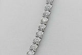 2.52cttw Diamond Tennis Bracelet In 14k White Gold 13 Grams 7 Inch Eb0926lxxzsa