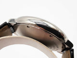 Cartier 37 4034 Ballon Bleu Moonphase Black Leather Steel Watch Do0725ooxzde