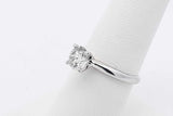 0.96ctw Diamond Ring In 14k White Gold 2.5 Grams Size 6.75 Eb0226lcxzsa