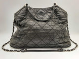 Chanel Cc Sea Hit Quilted Iridescent Black Leather Tote Bag Fw1024pxzsa