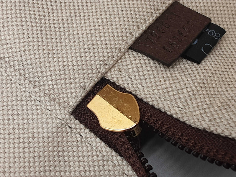 Gucci Tan Gg Supreme Coated Canvas Medium Packing Cube Do0325iorde