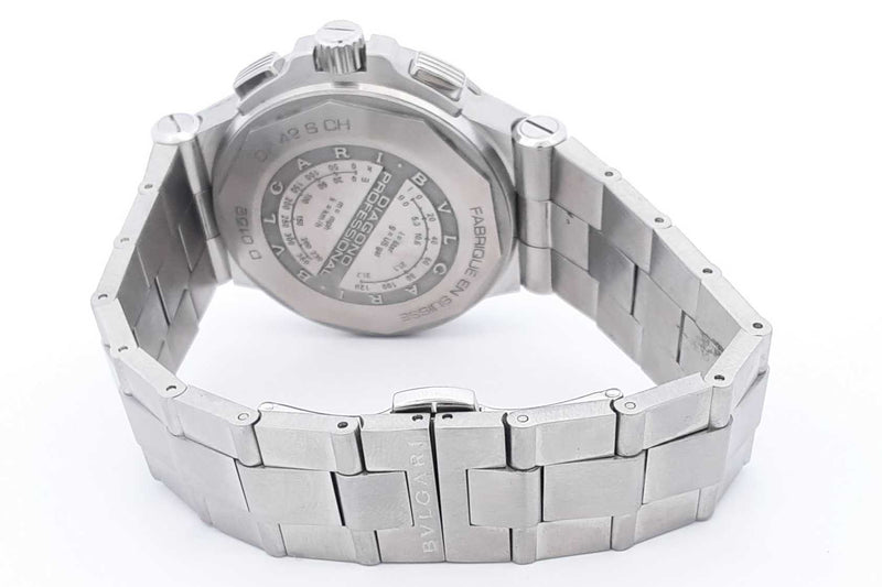 Bvlgari Diagono Profesional 42mm Automatic Stainless Steel Watch Eb0225oxxzsa