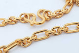 24k Yellow Gold Link Chain Necklace 57.3 Grams 25.5 Inch Eb0526cxxzde