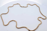14k Yellow Gold Box Chain Necklace 31.2 Grams 24 Inch Eb0826orxzde