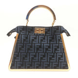 Fendi Peekaboo Iseeu Small Blue Tote Bag Sd0925ozrzde