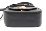 Versace La Medusa Black Leather Top Handle Bag Eb0826pxzde