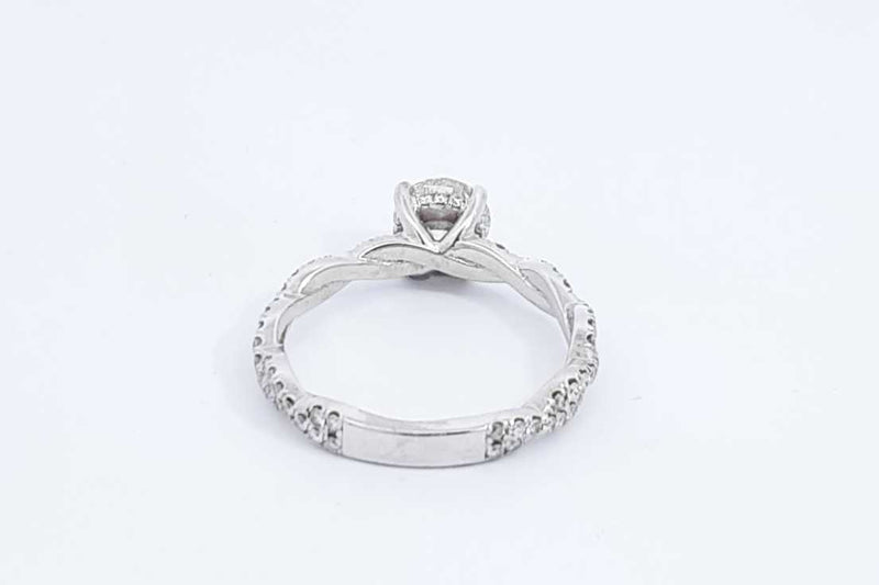 Approx. 1.93ctw Diamond Ring In 14k White Gold 4 Grams Size 8.75 Eb1124lixzdu