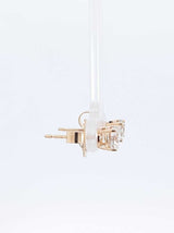 2.5 Cttw Diamond & 14k Yellow Gold Stud Earrings & Jackets 6.7 Gram Fw0826lrzxdu