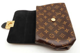 Louis Vuitton Locky Bb Monogram & Black Leather Top Handle Bag Eb0426cxzde