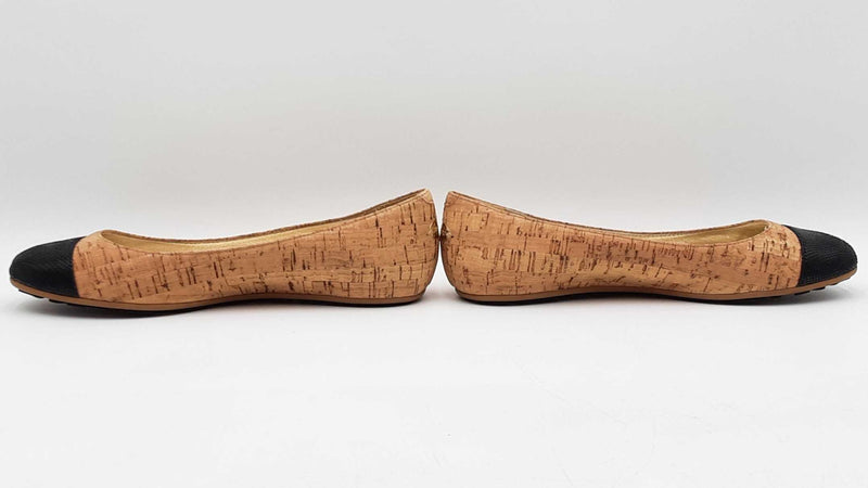 Jimmy Choo Cork Ballerina Flats Size 36.5 Sd0525lzxdu
