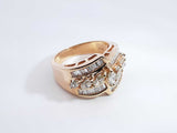 1.09 Cttw Diamond & 14k Yellow Gold Cluster Ring 7.9 Grams Size 7 Fw0426prxdu