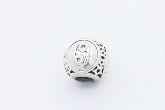 Pandora Sterling Silver Zodiac Cancer Bead Charm 2.4 Grams Eb0824rsa