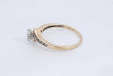 Approx. 0.22ctw Diamond Ring In 14k Yellow Gold 2.6 Grams Size 9 Eb0824srsa