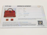 Hermes Kelly 32 Rouge Pivoine Red Orange Togo Palladium Handbag Do0325eexzde