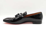 Christian Louboutin Dandelion Tassel Loafers In Patent Leather Sz 46 Fw0226oxzdu