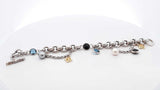 David Yurman Sterling Silver Old World Charm Bracelet 31.6 Gram 7 In Fw0425ozxdu