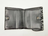 Christian Dior Saddle Wallet In Black Oblique Jacquard Fw0325lzzdu