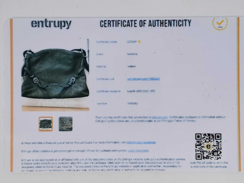 Givenchy Voyou Shoulder Bag In Dark Khaki Tumbled Leather Fw0925pzxdu