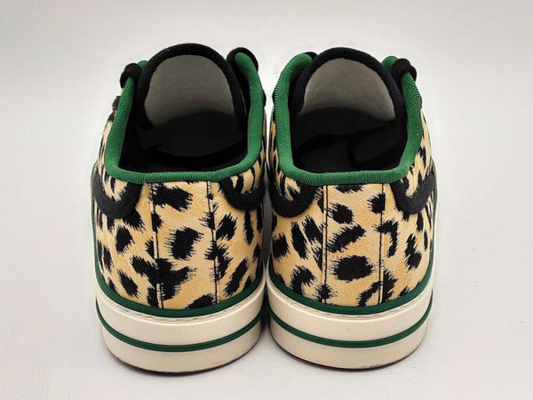 Gucci Tennis 1977 Leopard Print Sneakers Size 7.5 Fw1024lrxsa