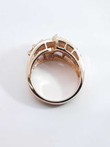 1.09 Cttw Diamond & 14k Yellow Gold Cluster Ring 7.9 Grams Size 7 Fw0426prxdu