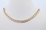 14k Yellow Gold Cuban Link Chain Necklace 4.3 Grams 22 Inch Eb0526wxzde