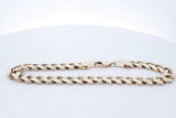 10k Yellow Gold Cuban Link Bracelet 12.4 Grams 9 Inch Eb0526ixzde
