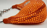 Phillip Plein Crystal Embellished Orange Shoulder Bag Eboxzdu 144030004621