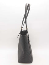 Michael Kors Jet Set Medium Black Handbag Aa0725rzsa