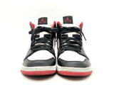 Nike Air Jordan 1 Mid Gym Red Black & White Sneakers Us Size 10 Fw0125rzdu