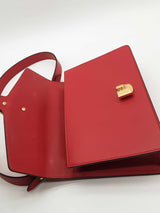 Gucci Red Leather Sylvie Shoulder Bag Eb0226pxzde