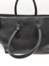 Celine Tie Knot Black Leather Tote Bag Eb1025wxzde