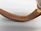 Invicta 52 Reserve Abalone Dial Brown Leather Steel Quartz Watch Do1025lxzde