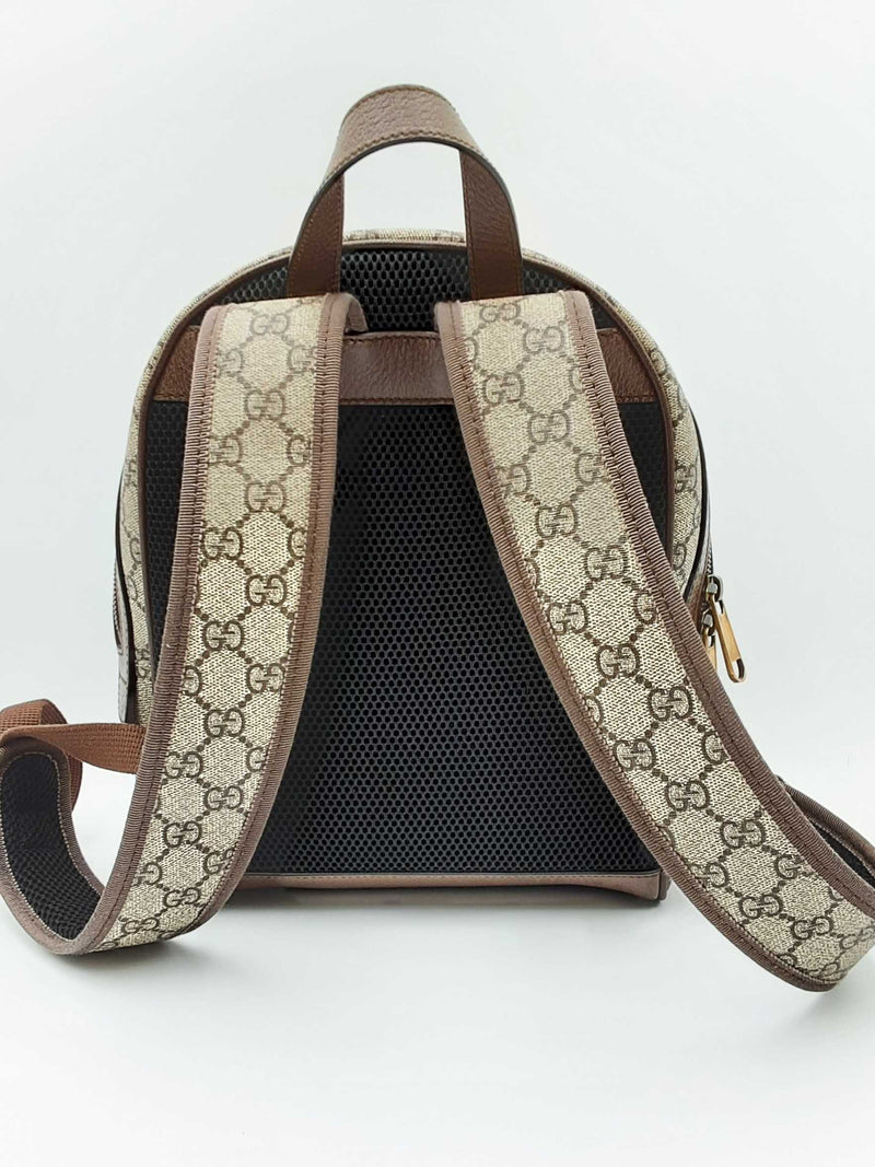 Gucci Gg Supreme Monogram Ophidia Web Backpack Eb0724sxzdu