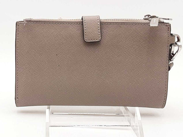 Michael Kors Jet Set Travel Double Zipper Wallet Grey Aa06lxsa