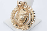 10k Yellow Gold Lion Pendant 7 Grams Eb0126ooxsa