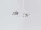 0.40 Cttw Diamond 14k White Gold Screwback Earrings 1.1 Grams Aa07250zxsa