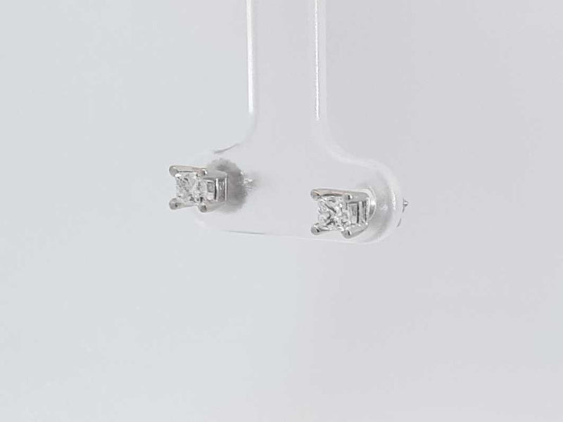 0.40 Cttw Diamond 14k White Gold Screwback Earrings 1.1 Grams Aa07250zxsa