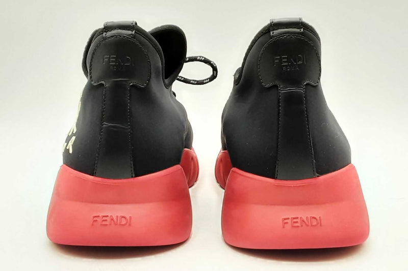 Fendi Roma Nylon Amors Sneakers Size 13 Eb0125oxzsa