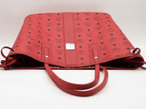 Mcm Reversible Liz Tote Red With Pochette Handbag Aa1225orzsa