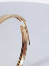14k Yellow Gold Classic Hoop Earrings 6.1 Grams Fw0326wxzdu