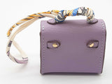 Lilac Purple Doll Mini Bag Charm Do0725cde