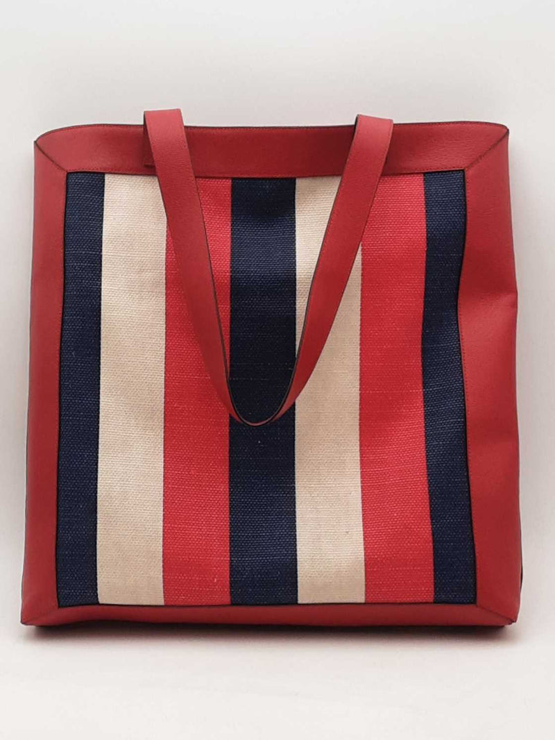 Gucci Sylvie Stripe Tote Multi-color Aa0425pzxsa