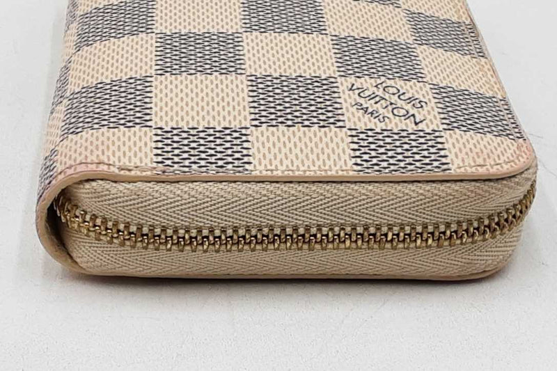 Louis Vuitton Damier Azure Zippy Coin Purse Wallet Eb1125lrxdu