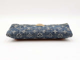 Louis Vuitton Pochette Plat Clutch In Monogram Blue Denim Fw0526crzdu