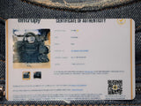 Balenciaga Crystal Neo Cagole City Bag In Distressed Blue Denim Fw0126lrxzdu