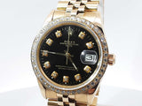 Rolex Datejust 36mm 14k Yellow Gold Automatic Watch Sd0825cizxsa