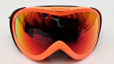 Gucci Web Fluorescent Orange Ski Goggles With Red Spectra Lens Fw0625llrdu