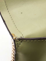 Michael Kors Heather Shoulder Bag In Sage Green Leather Fw0226rrdu