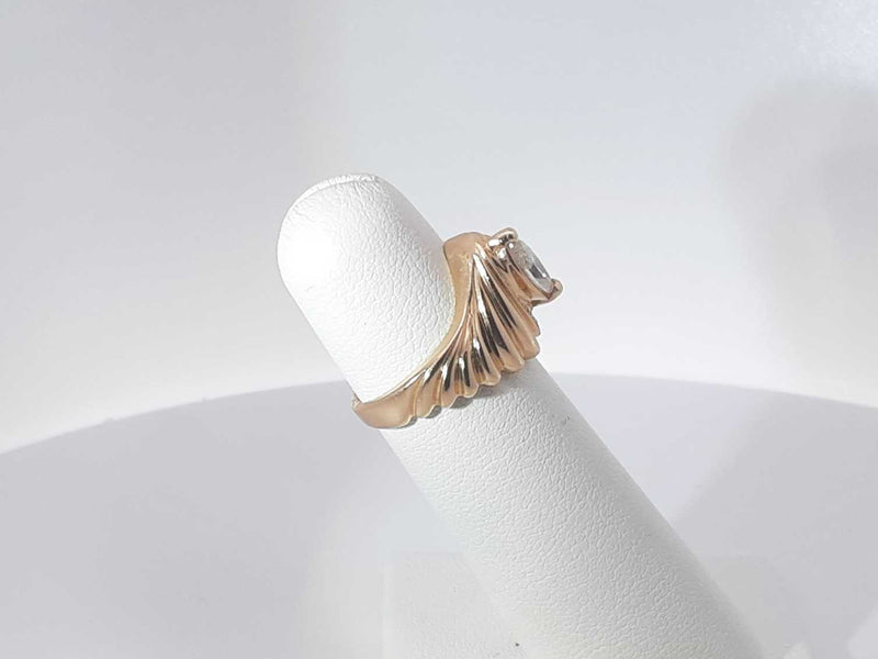 .50ctw Diamond 14k Yellow Gold 3.5 Grams Ring Size 4.5 Sd0625pzxsa